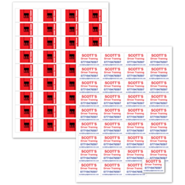 Personalized Adhesive labels